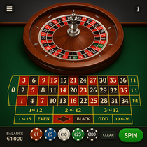 AmunRa - Roulette Table Game - European and French